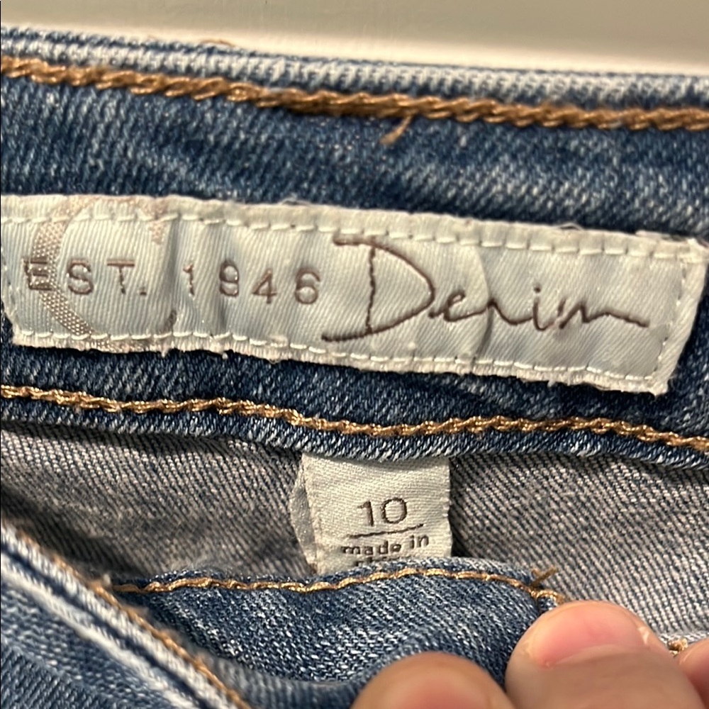 Cato Denim Frayed Hem Skirt 🤠 - Picture 2 of 5